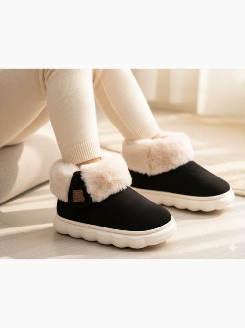 Botins Chinelos Rapariga Quentes e Leves MP9760 - Kiabi Botins Chinelos Rapariga Quentes e Leves MP9760 - Kiabi
