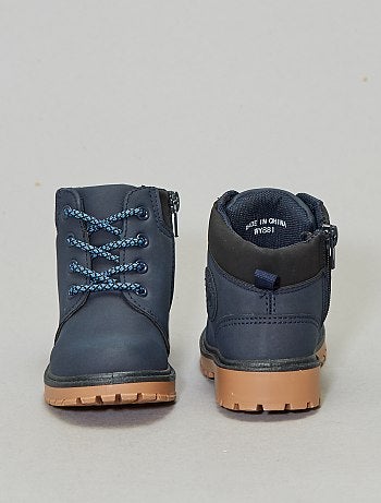 Botins com atacadores estilo trekking - Kiabi