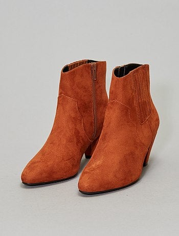 Botins com biqueiras pontiagudas - Kiabi