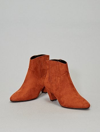 Botins com biqueiras pontiagudas - Kiabi