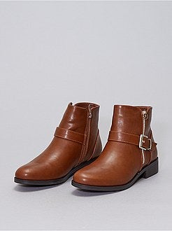 Botins com detalhes com fecho - Kiabi