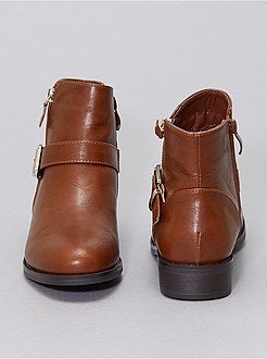 Botins com detalhes com fecho - Kiabi