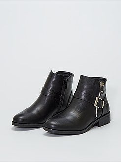Botins com detalhes com fecho - Kiabi