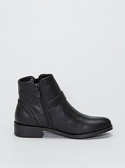 Botins com detalhes com fecho - Kiabi