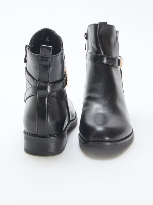 Botins com tira lisa - Kiabi