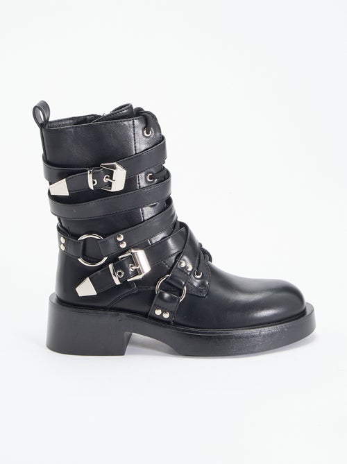 Botins com tiras - Kiabi Botins com tiras - Kiabi
