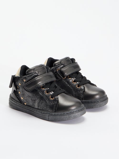 Botins com velcro e atacadores - Kiabi