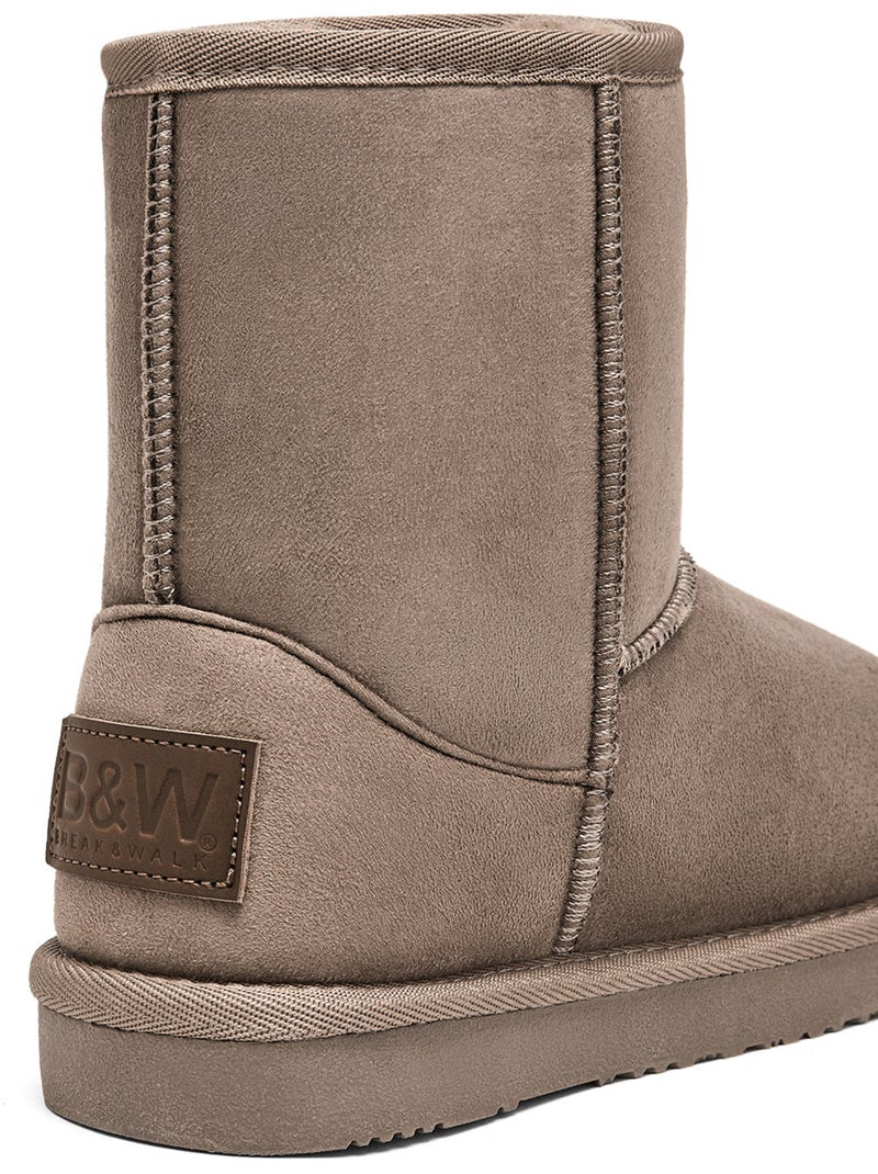 Botins conguitos australianas high basic Castanho-claro - Kiabi