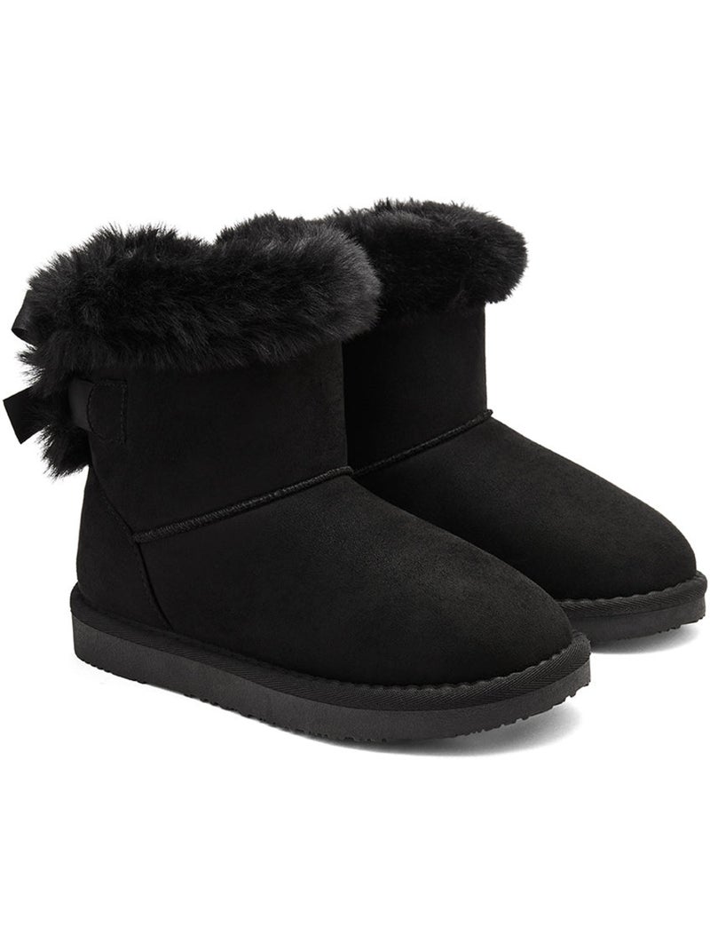 Botins conguitos australianas high pelo Preto Preto - Kiabi
