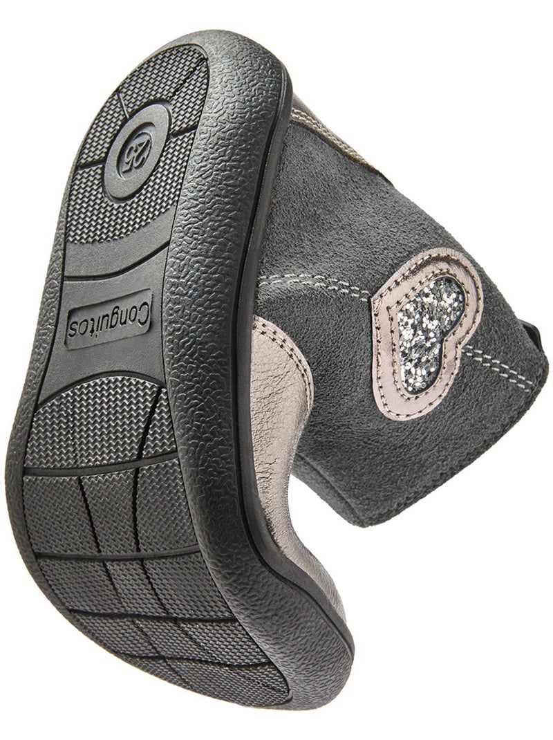 Botins conguitos barefoot goflex Cinza - Kiabi