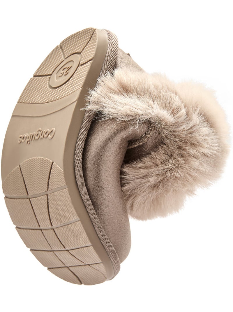 Botins conguitos barefoot pelo Castanho-claro - Kiabi