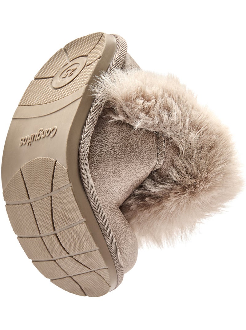 Botins conguitos barefoot pelo Castanho-claro - Kiabi