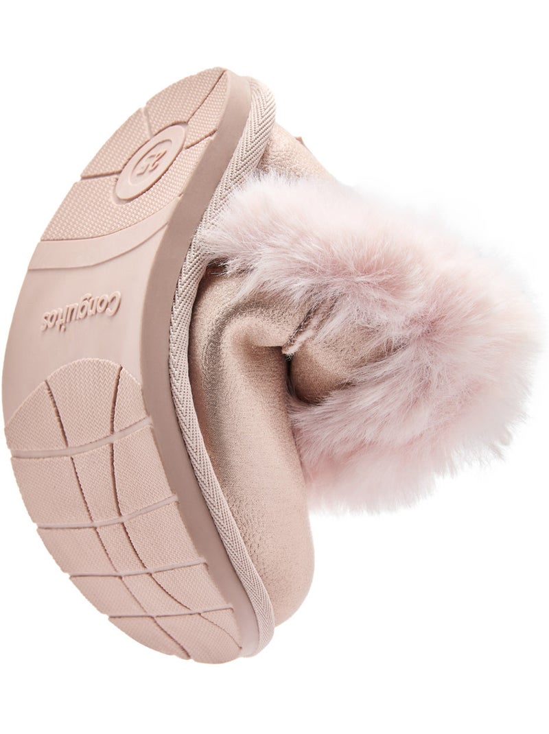 Botins conguitos barefoot pelo Rosa - Kiabi