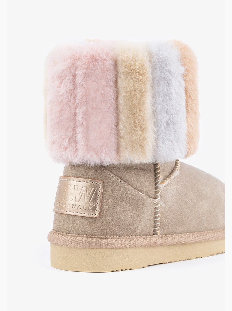 Botins conguitos Bege - Kiabi