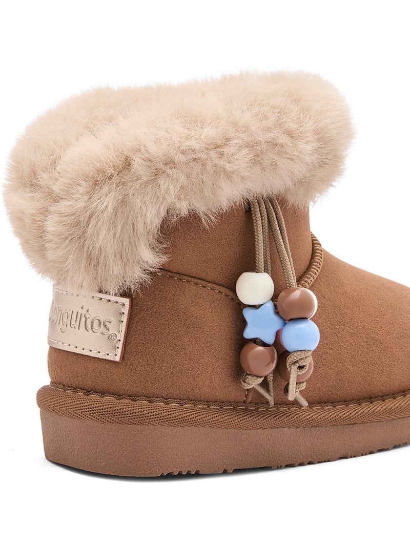 Botins conguitos botas australianas Castanho - Kiabi