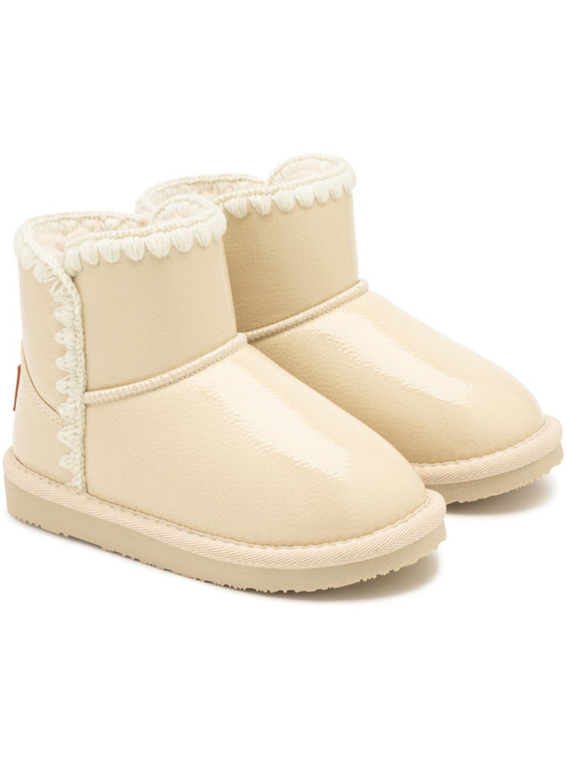 Botins conguitos brillos pelo Bege - Kiabi