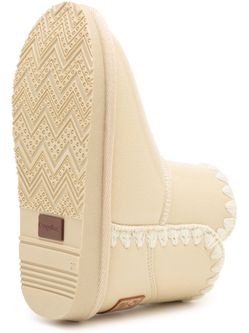Botins conguitos brillos pelo Bege - Kiabi