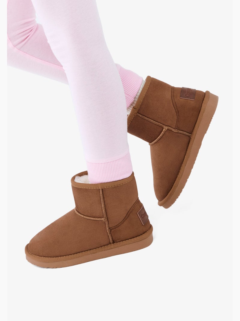 Botins conguitos caña baja Castanho-claro - Kiabi