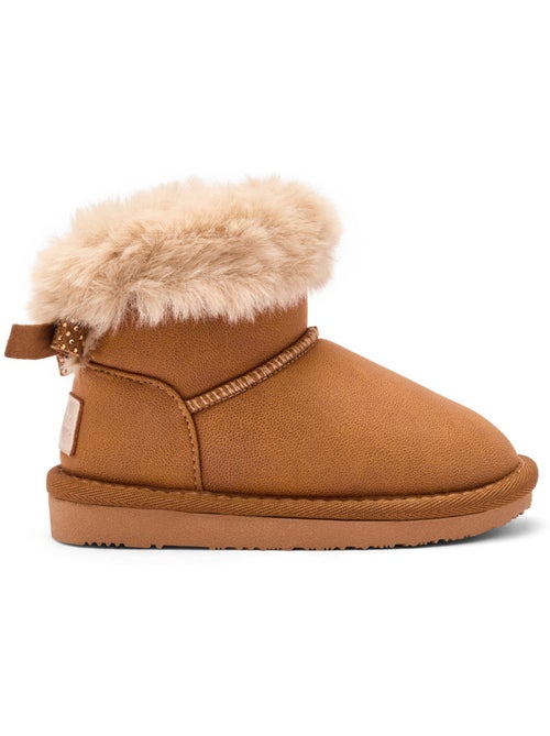 Botins conguitos cinturón pelo - Kiabi Botins conguitos cinturón pelo - Kiabi