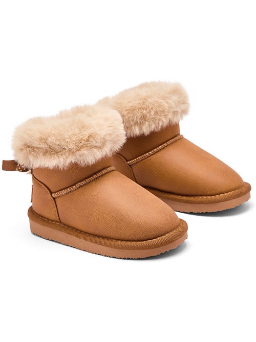 Botins conguitos cinturón pelo - Kiabi Botins conguitos cinturón pelo - Kiabi