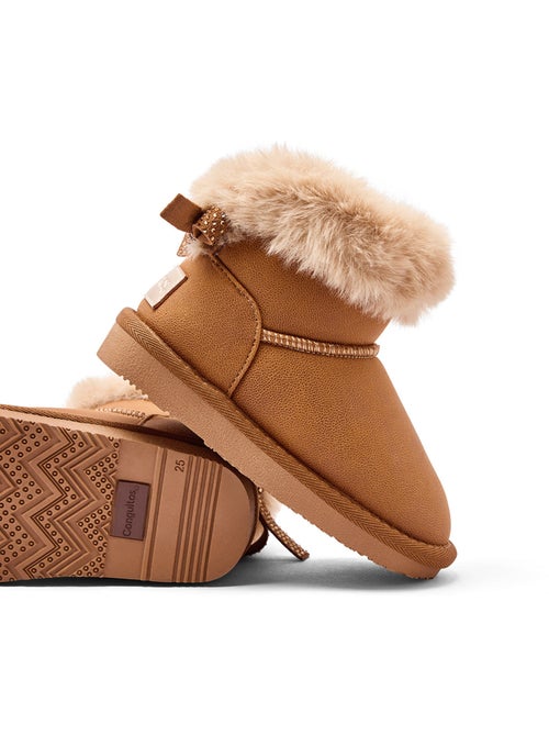 Botins conguitos cinturón pelo - Kiabi Botins conguitos cinturón pelo - Kiabi