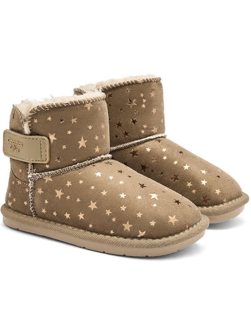Botins conguitos estrellas barefoot Castanho-claro - Kiabi
