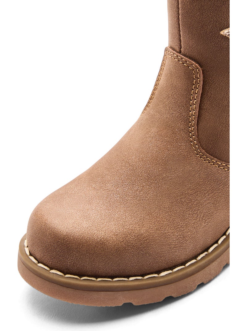 Botins conguitos estrellas Castanho-claro - Kiabi
