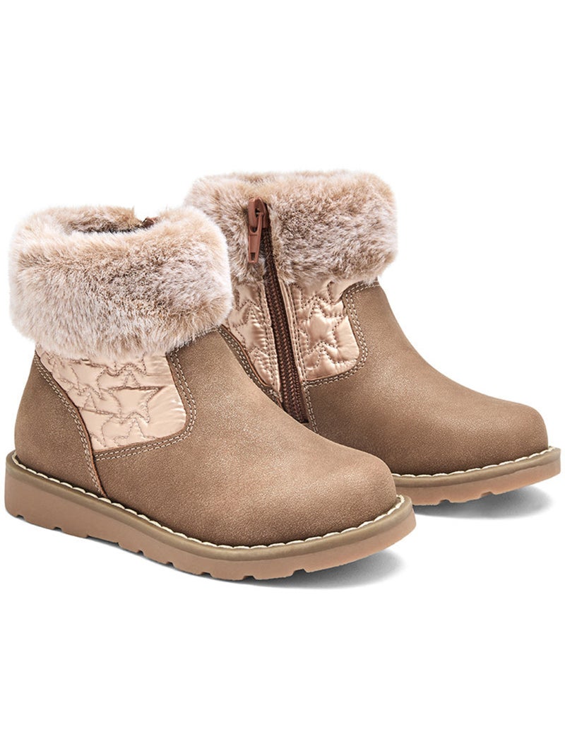 Botins conguitos estrellas pelo Castanho - Kiabi