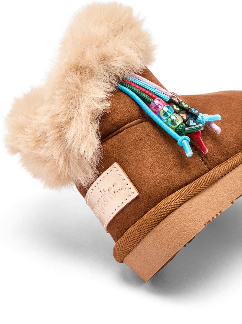 Botins conguitos forro charm Castanho - Kiabi