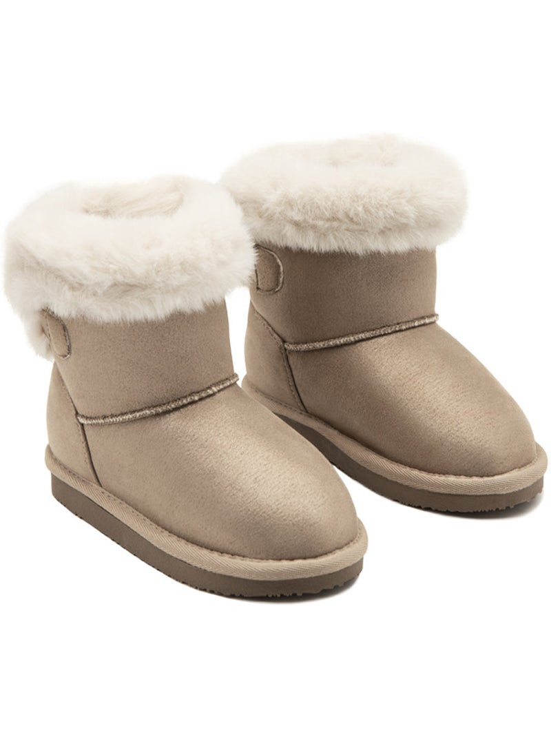 Botins Conguitos Forro Interior Lazo Castanho-claro - Kiabi
