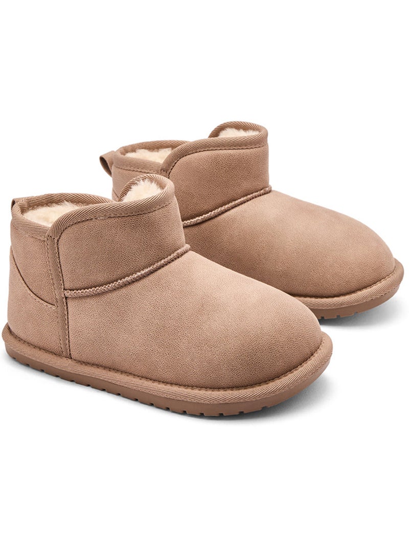 Botins conguitos goflex pelo Castanho - Kiabi