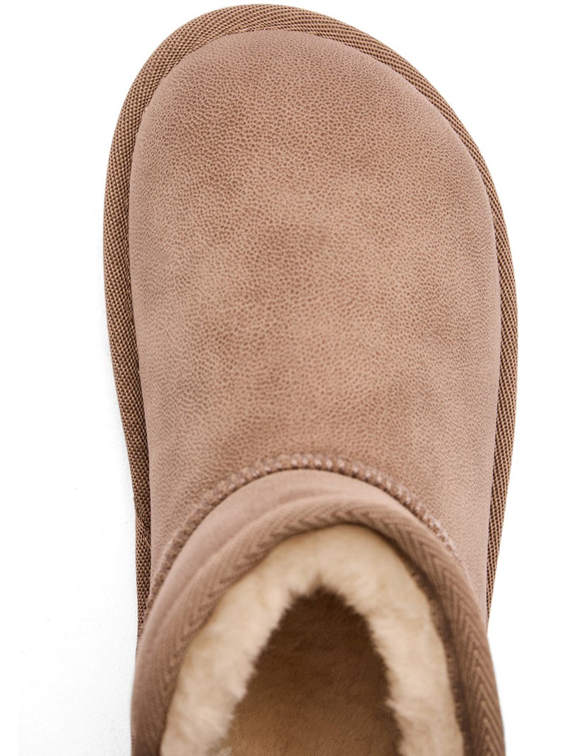 Botins conguitos goflex pelo Castanho - Kiabi