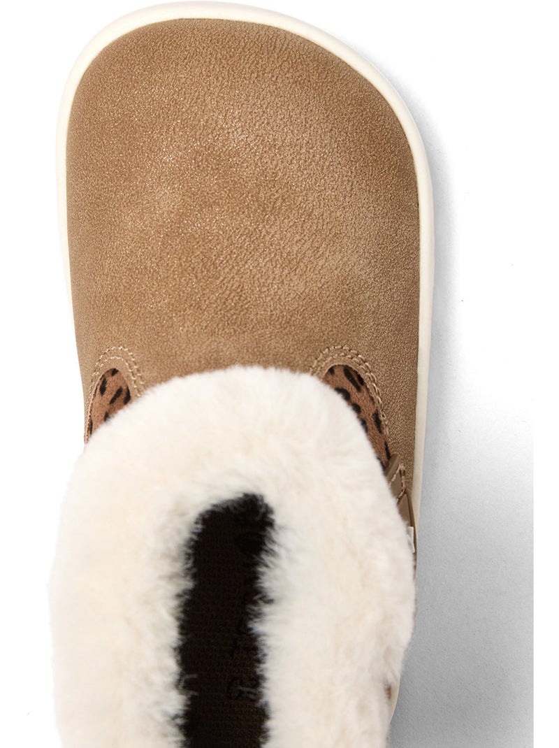 Botins conguitos leopardo barefoot Castanho - Kiabi