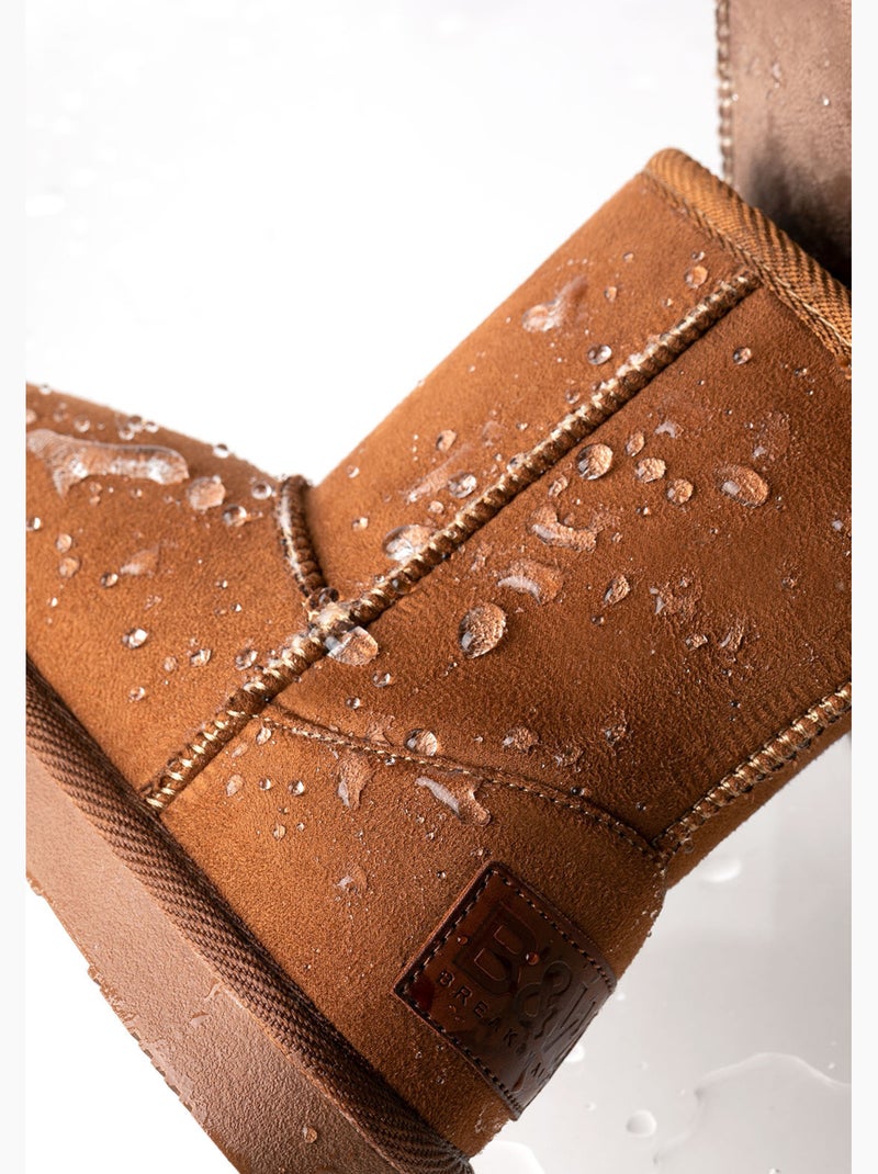Botins conguitos logo repelente al agua Castanho-claro - Kiabi