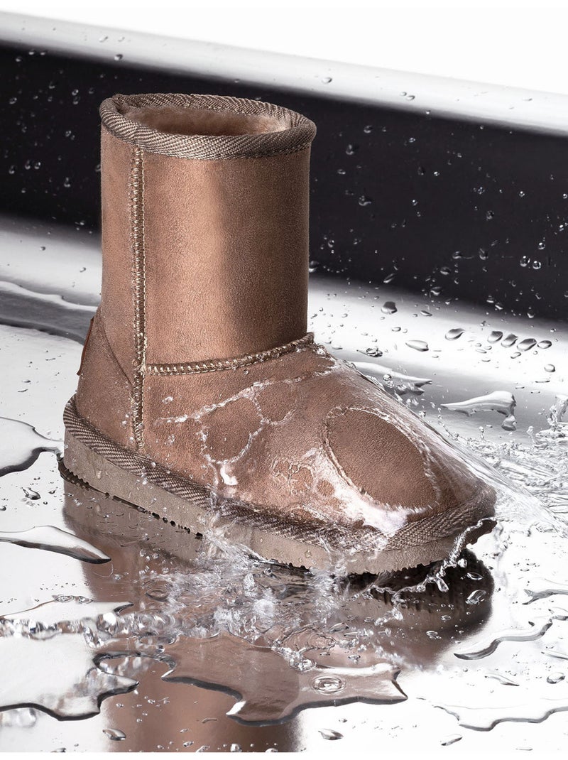 Botins conguitos logo repelente al agua Castanho - Kiabi