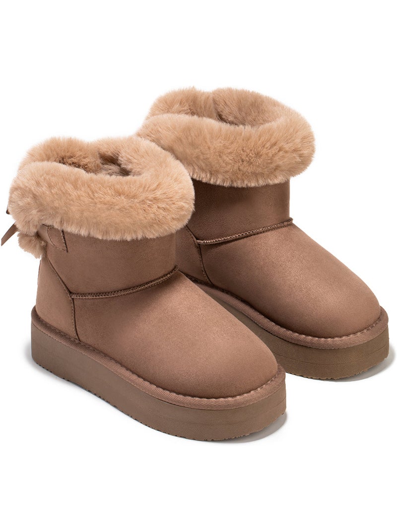 Botins conguitos pelo Castanho-claro - Kiabi