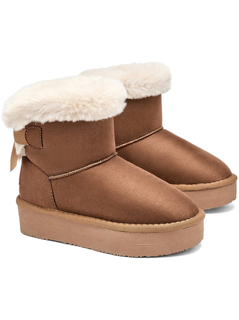 Botins conguitos pelo Castanho - Kiabi