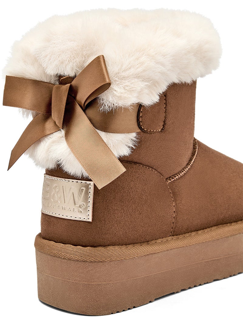 Botins conguitos pelo Castanho - Kiabi