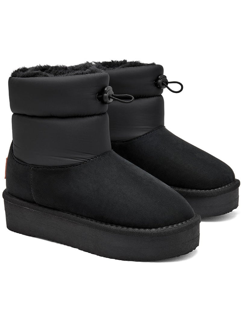 Botins conguitos plataforma Preto Preto - Kiabi