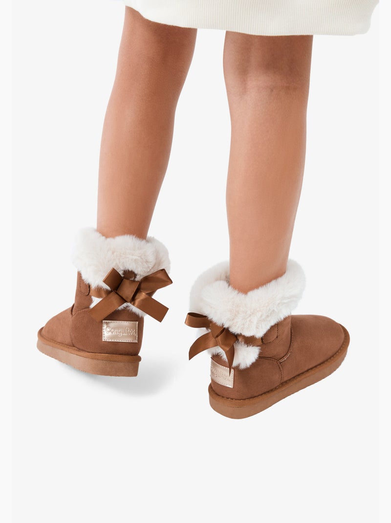Botins conguitos repelente al agua Castanho-claro - Kiabi