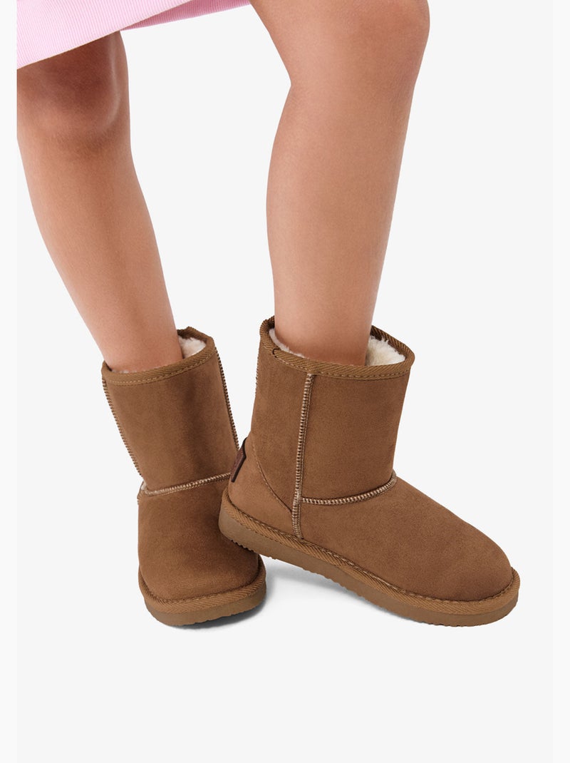 Botins conguitos repelente al agua Castanho-claro - Kiabi