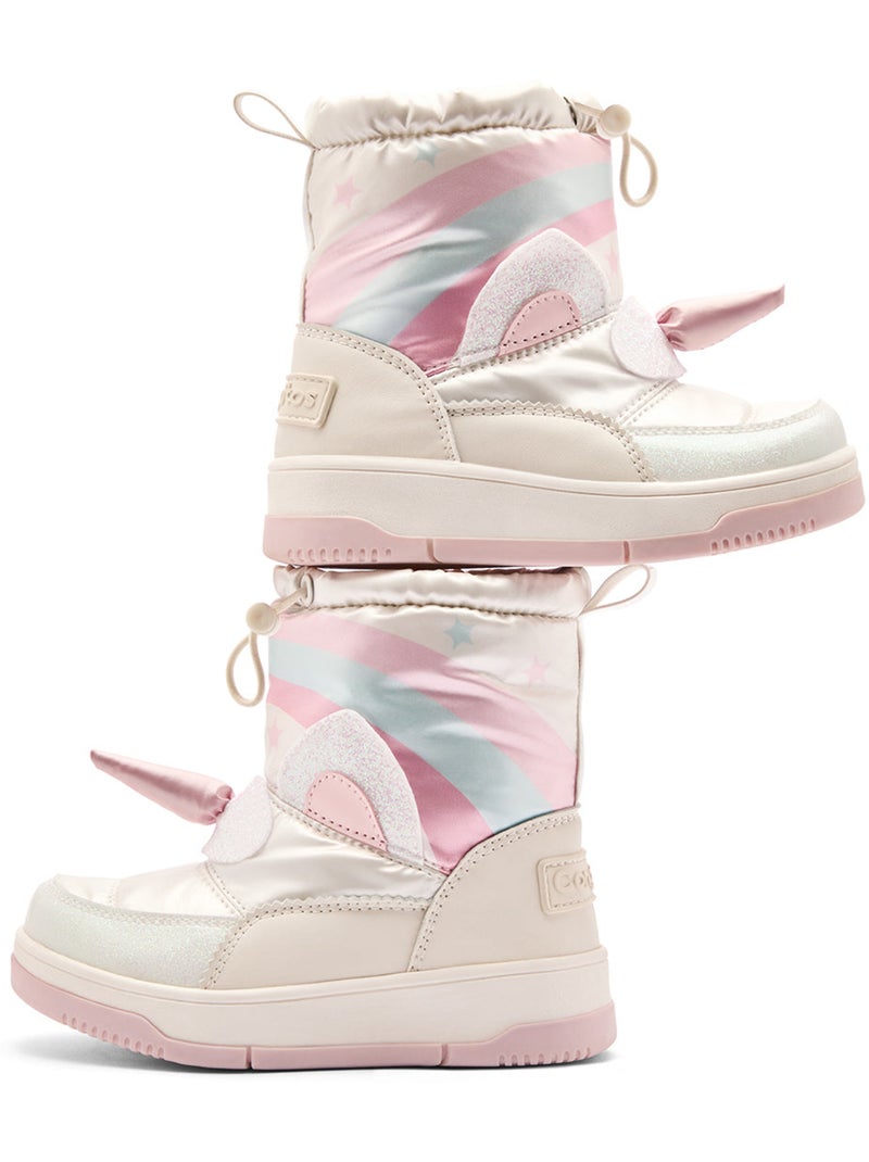 Botins conguitos unicornio Bege - Kiabi