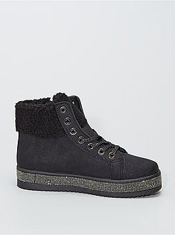 Botins de camurça sintética - Kiabi