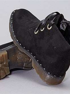 Botins de camurça sintética - Kiabi