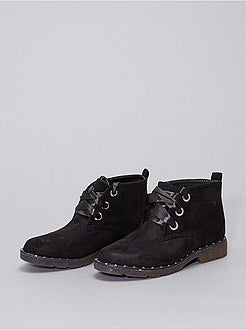 Botins de camurça sintética - Kiabi