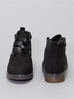 Botins de camurça sintética - Kiabi