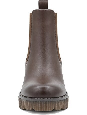 Botins de cunha material sintético montevita