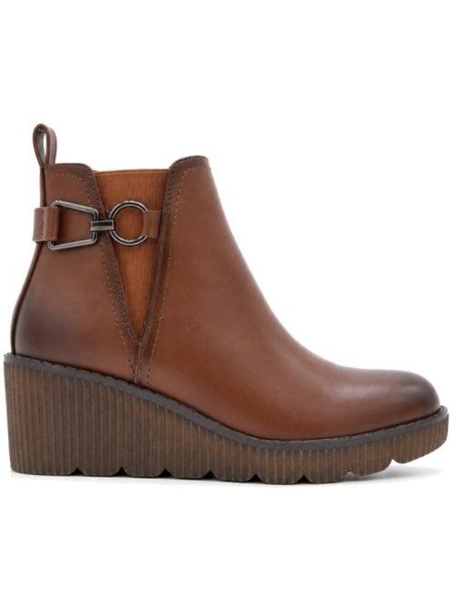 Botins de cunha material sintético montevita - Kiabi