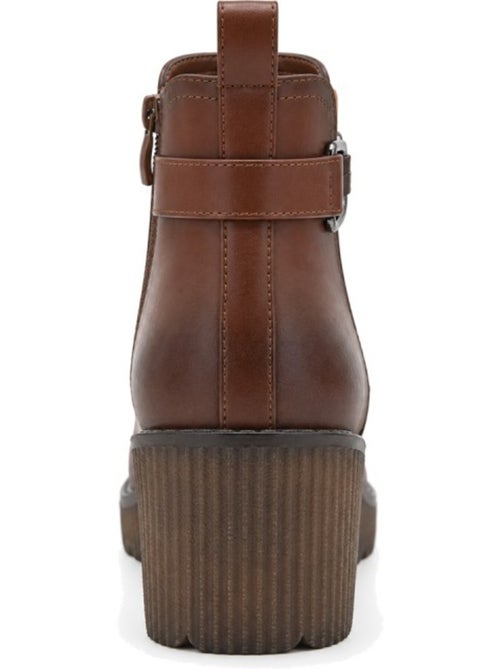 Botins de cunha material sintético montevita - Kiabi