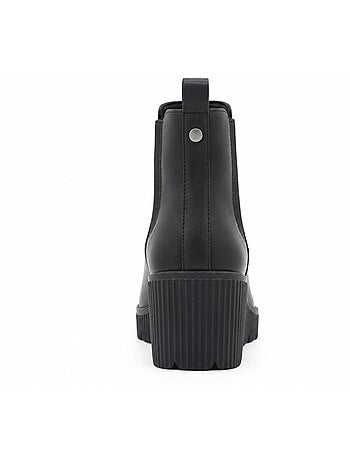 Botins de cunha material sintético montevita